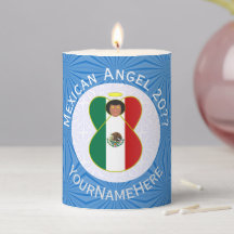 Personalisierte mexikanische Flagge Angel Hanukkah