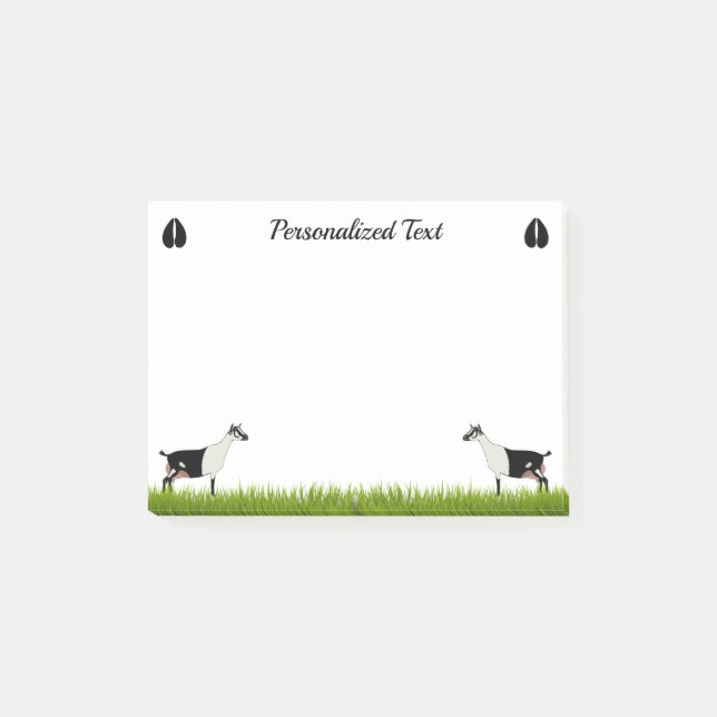 Personalisierte Milchziege Post-it Klebezettel (Vorderseite)