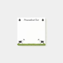 Personalisierte Milchziege Post-it Klebezettel