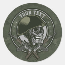 Personalisierte militärische Camouflage Soldat Sch