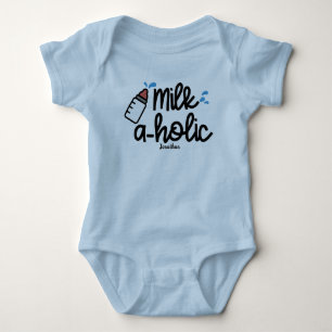 Personalisierte Milk Holic Boys Baby Strampler