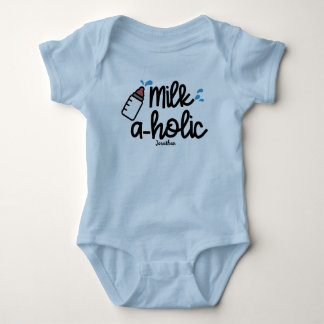 Personalisierte Milk Holic Boys Baby Strampler