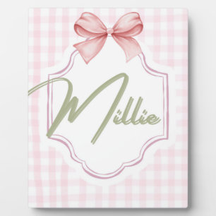 Personalisierte Millie Baby Mädchen Kinderzimmer S Fotoplatte