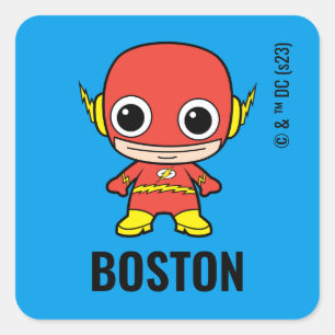 Personalisierte Mini-Flash-Kids-Labels Quadratischer Aufkleber
