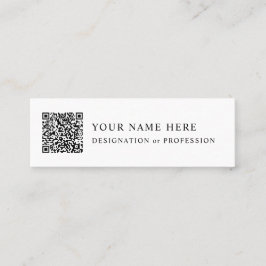 Personalisierte Mini-Visitenkarte mit formalem Des Mini Visitenkarte