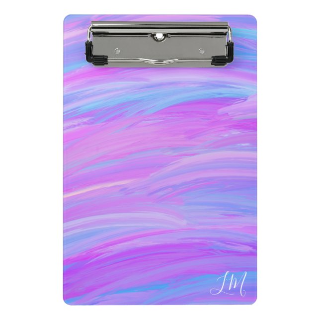 Personalisierte Miniklammer mit gestrichenen Farbe Mini Klemmbrett (Vorderseite)