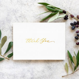 Personalisierte Minimale Moderne Schrift White Vie Folien Feiertagskarte