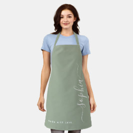 Personalisierte Minimalistische Benutzerdefinierte Schürze