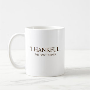 Personalisierte minimalistische elegante braune Da Kaffeetasse