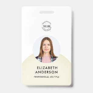 personalisierte minimalistische Geschäftsbeschäfti Ausweis