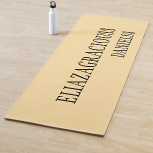 Personalisierte minimalistische Yogamatte mit süße