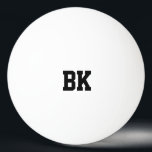 Personalisierte mit Monogramm Anfangsping pong Tischtennisball<br><div class="desc">Personalisierte Monogramm Ping pong Bälle für Tischtennis.  Personalizable mit Text oder Ihr Logo,  Foto,  Bild oder Bild. Addieren Sie mit Monogramm Namensintitials.</div>
