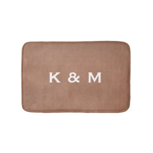 Personalisierte Mit Monogramm Badematte