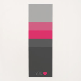 Personalisierte Mit Monogramm Farbe gestrichen Yogamatte