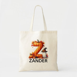 Personalisierte Mit Monogramm Halloween-Tasche Tragetasche