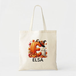 Personalisierte Mit Monogramm Halloween-Tasche Tragetasche