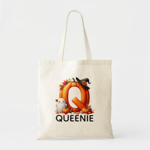 Personalisierte Mit Monogramm Halloween-Tasche Tragetasche