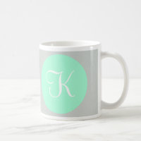 Personalisierte Mit Monogramm Kaffee-Tasse