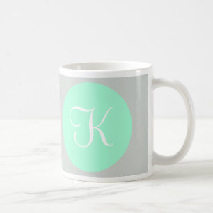 Personalisierte Mit Monogramm Kaffee-Tasse Kaffeetasse