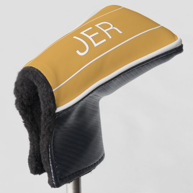 Personalisierte Mit Monogramm Vorgänge Golf Headcover (3/4 Vorderseite)