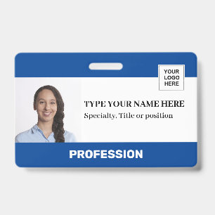 Personalisierte Mitarbeiter-ID   Foto-Logo-Barcode Ausweis