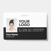 Personalisierte Mitarbeiter Moderne Foto-ID-Sicher