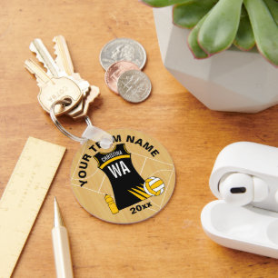 Personalisierte Mitglieder des Netball-Vereins Schlüsselanhänger