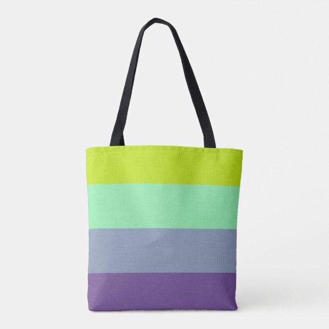 Personalisierte mittlere Tasche - Vollständige Dru (Rückseite)