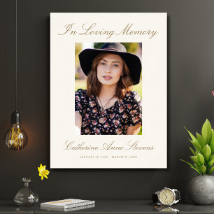 Personalisierte moderne Feier-des-Lebens-Bestattun Poster
