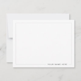 Personalisierte moderne Flachbildschirmkarte Mitteilungskarte