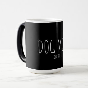 Personalisierte moderne Hunde-Mama Verwandlungstasse