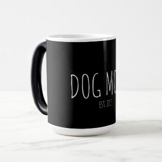 Personalisierte moderne Hunde-Mama Verwandlungstasse
