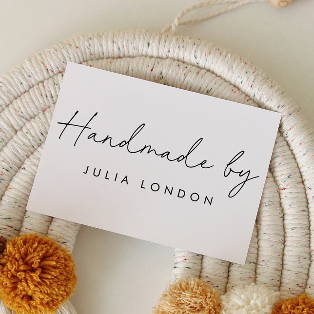 Personalisierte moderne Kalligrafie Sweet Handmade Gummistempel (Von Creator hochgeladen)