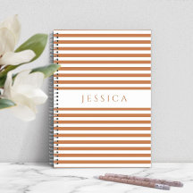 Personalisierte moderne orange Streifen