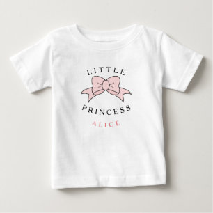 Personalisierte moderne Princess Baby Girl Baby T-shirt