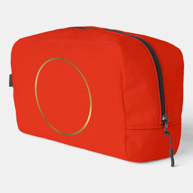 Personalisierte moderne Toilettenverpackung Waschbeutel (Rechte Ecke)