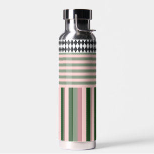 Personalisierte moderne Wasserflasche mit Muster Trinkflasche
