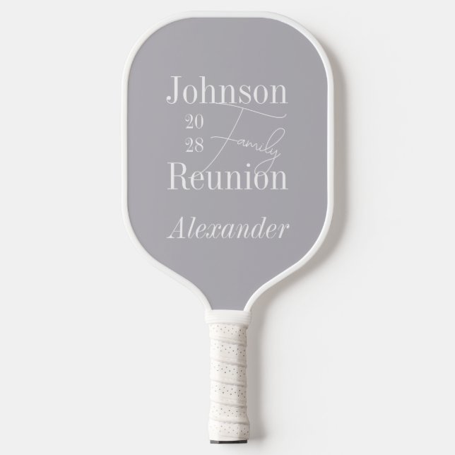 Personalisierte moderne Wiedersehen Pickleball Schläger (Vorderseite)