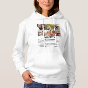 Personalisierte Mommy-Definition 6-FotoCollage Hoodie