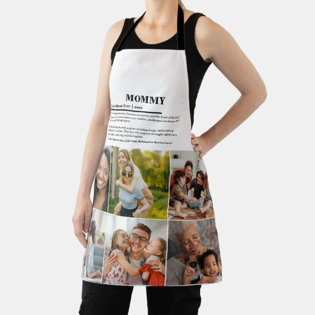 Personalisierte Mommy-Definition 6-FotoCollage Schürze (InSitu)