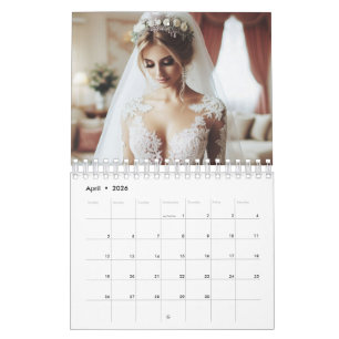 Personalisierte monatliche Familienmomente in 12 F Kalender