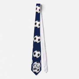 Personalisierte Monogram-Fußball-Balls Krawatte
