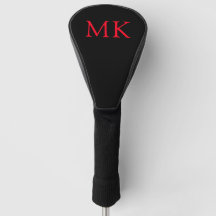 Personalisierte Monogram-Initialen Modernes Schwar