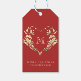 Personalisierte Monogram Weihnachtsgeschenke Tags Geschenkanhänger