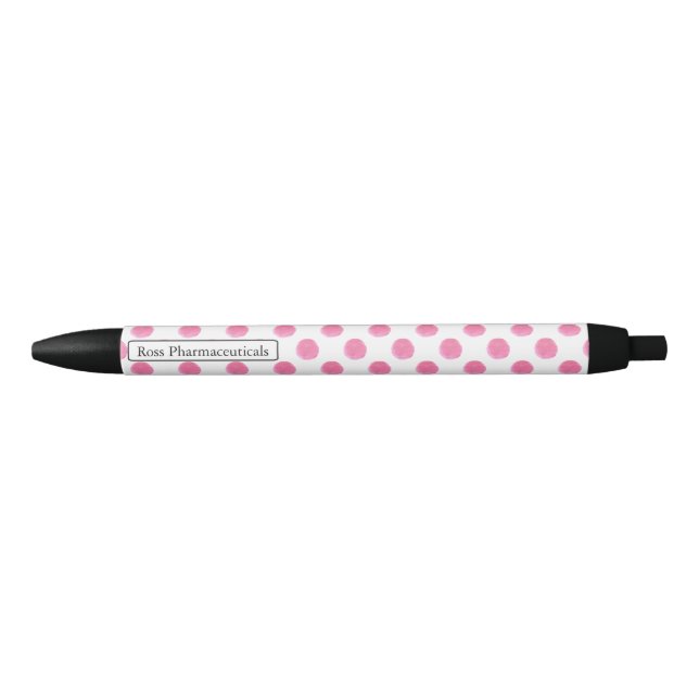 Personalisierte monogramm Aquarellpinsel Kugelschreiber (Vorderseite)
