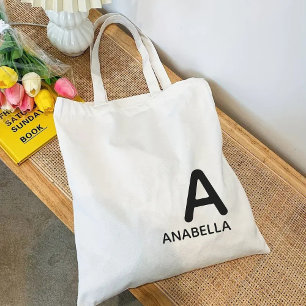 Personalisierte Monogramm - Beutel - Geschenk für Tragetasche
