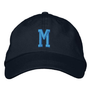 Personalisierte Monogramm-Bold-Initiale Bestickte Baseballkappe