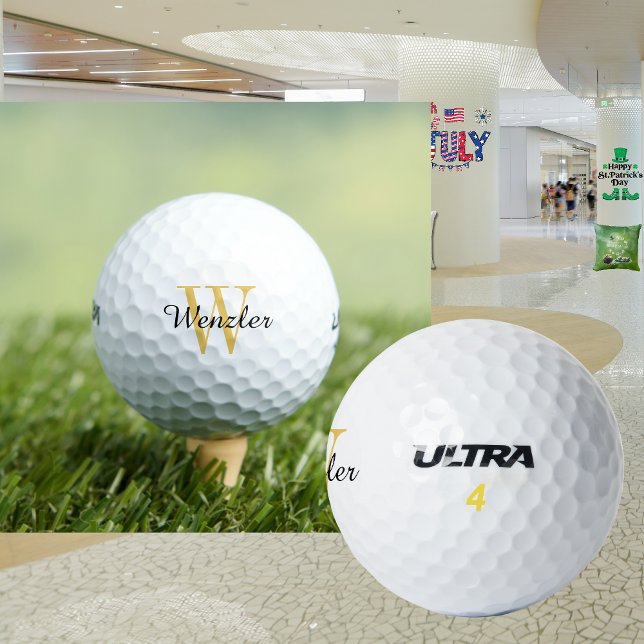 Personalisierte Monogramm Golfball (Von Creator hochgeladen)