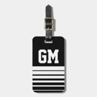Personalisierte monogramm-Identifikations-Gepäckma