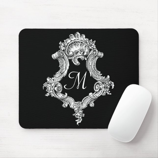 Personalisierte Monogramm Mousepad (Mit Mouse)